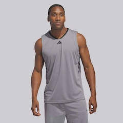 Camiseta Regata adidas 3 Stripes - Masculina - Foto 1