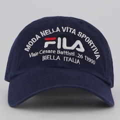 Boné Aba Curva Fila Biella Italia - Strapback - Adulto - Foto 2
