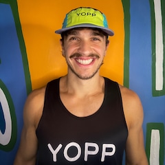 Boné Aba Reta Yopp Esportivo Ultraleve e Respirável 5 Painel - Adulto - Foto 5