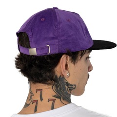 Boné Aba Reta Lost Dad Cap Lost Veludo - Adulto - Foto 2