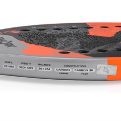 Raquete de Beach Tennis Shark Jaws Pro 22mm Cappe 2025 - Foto 6