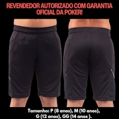Bermuda De Goleiro Poker Media Ronda - Infantil - Foto 7