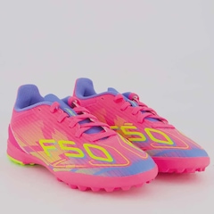Chuteira de Society adidas F50 League - Infantil - Foto 2
