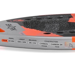 Raquete de Beach Tennis Shark Jaws Tour 20mm Cappe 2025 - Foto 6