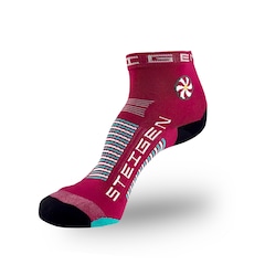 Meia Cano Baixo Steigen Burgundy 33 ao 44 - Unissex - Foto 1