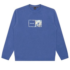 Blusão de Moletom Hurley Double Up Surf Noise - Masculino - Foto 1