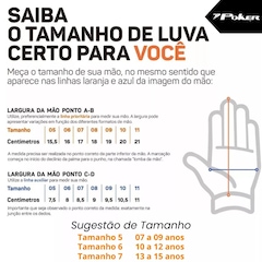 Luva de Goleiro Poker Training Infinity - Infantil - Foto 5