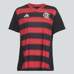Camisa I Flamengo 25/26 adidas - Feminina - Foto 2