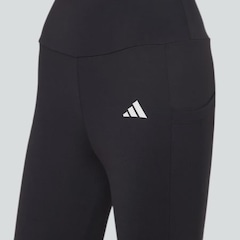 Calça Legging 3 Listras Com Bolso adidas - Feminina - Foto 4