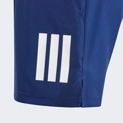 Shorts adidas Club Tennis Três Listras - Infantil - Foto 5
