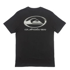 Camiseta Quiksilver Chrome Logo - Masculina - Foto 4