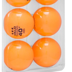Bola de Tênis de Mesa Vollo ABS Training 3 Estrelas - 06 Unidades - Foto 2