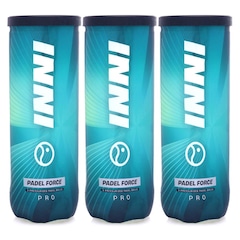 Bola de Padel Inni Force Pack - 03 Tubos - Foto 1