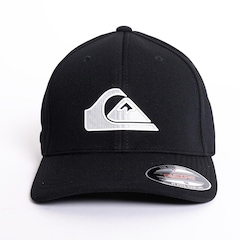 Boné Aba Curva Quiksilver Textured High Logo - Fechado - Adulto - Foto 1