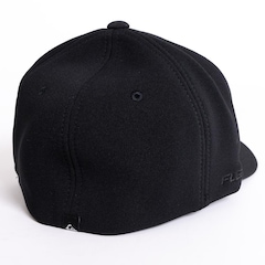 Boné Aba Curva Quiksilver Textured High Logo - Fechado - Adulto - Foto 2