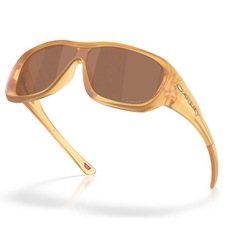 Óculos de Sol Oakley De La Salle Matte Trans Light Curry - Unissex - Foto 4