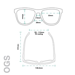Óculos de Sol Goodr Donkey Goggles - Unissex - Foto 4