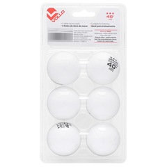 Bola de Tênis de Mesa Vollo ABS Training 3 Estrelas - 06 Unidades - Foto 3