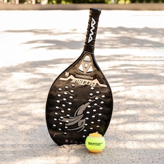 Raquete Beach Tennis Ama Sport BeeTrue Poison Bee 18k 2025 Gigio Cariani - Foto 2