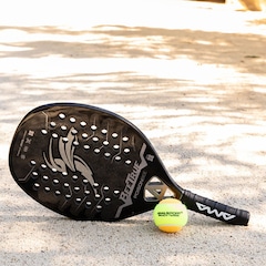 Raquete Beach Tennis Ama Sport BeeTrue Poison Bee 18k 2025 Gigio Cariani - Foto 4