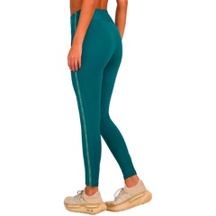 Calça Legging Alto Giro Elástico Personalizado - Feminina - Foto 2