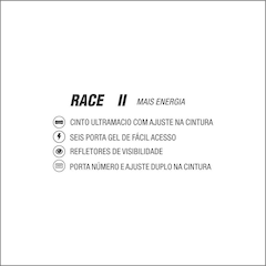 Cinto para corrida com porta gel Fitletic Race II - Foto 3