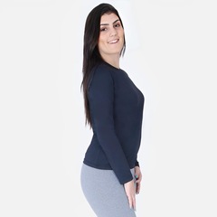 Camisa de Proteção Solar Roupas Térmicas UV50+ - Feminina - Foto 2