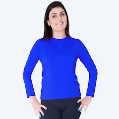 Camisa de Proteção Solar Roupas Térmicas UV50+ - Feminina - Foto 1