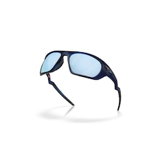 Óculos de Sol Oakley Laterallis Matte Transparent Blue - Unissex - Foto 4