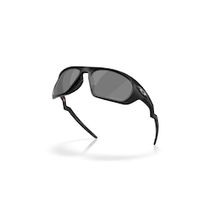 Óculos de Sol Oakley Lateralis Matte Black Polarized - Unissex - Foto 3