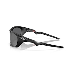 Óculos de Sol Oakley Lateralis Matte Black Polarized - Unissex - Foto 8