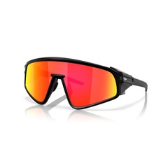 Óculos de Sol Oakley Latch Panel Matte Black Prizm Ruby - Unissex - Foto 11