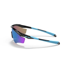 Óculos Oakley M2 Frame XL Polisehd Black Prizm Sapphire - Unissex - Foto 3