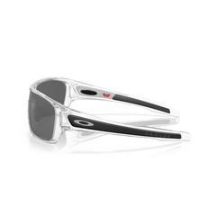 Óculos de Sol Oakley Turbine Rotor Polished Clear Prizm Black Polarized - Unissex - Foto 17