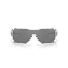 Óculos de Sol Oakley Turbine Rotor Polished Clear Prizm Black Polarized - Unissex - Foto 8