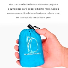 Mochila Gold Sports Dobrável Portátil Feather Montanhismo A Prova de Água - Foto 2