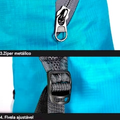 Mochila Gold Sports Dobrável Portátil Feather Montanhismo A Prova de Água - Foto 5