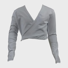 Bolero Ballet Casaquinho Ritmus Transpassado Poliamida - Infantil - Foto 1