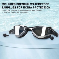 Óculos de Natação Gold Sports Snake Performance 6.0 Lentes Espelhadas High Definition - Adulto - Foto 4