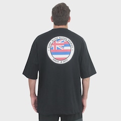 Camiseta Surf Alive Aloha Hawaii Oversized - Masculina - Foto 2