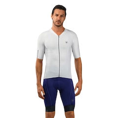 Camisa de Ciclismo Free Force Training White Slim Fit - Masculina - Foto 1