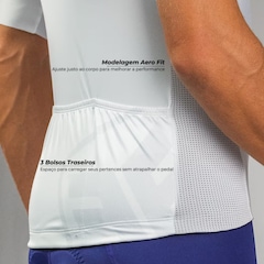 Camisa de Ciclismo Free Force Training White Slim Fit - Masculina - Foto 4