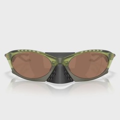 Óculos de Sol Unissex Oakley Plantaris Matte Transparent Fern Prizm Tungsten - Foto 3