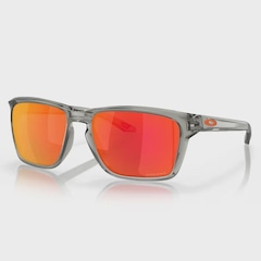 Óculos de Sol Oakley Unissex Sylas Grey Ink Prizm Ruby - Foto 1