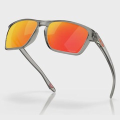Óculos de Sol Oakley Unissex Sylas Grey Ink Prizm Ruby - Foto 2
