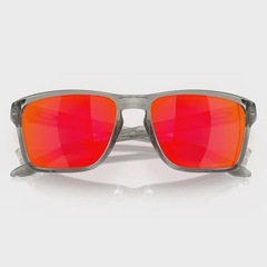Óculos de Sol Oakley Unissex Sylas Grey Ink Prizm Ruby - Foto 5