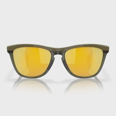 Óculos de Sol Oakley Unissex Frogskins Range Dark Brush Prizm 24k Polarized - Foto 3