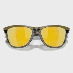 Óculos de Sol Oakley Unissex Frogskins Range Dark Brush Prizm 24k Polarized - Foto 5