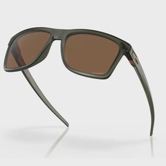 Óculos de Sol Oakley Unissex Leffingwell Matte Olive Ink Prizm - Foto 2
