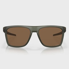 Óculos de Sol Oakley Unissex Leffingwell Matte Olive Ink Prizm - Foto 3